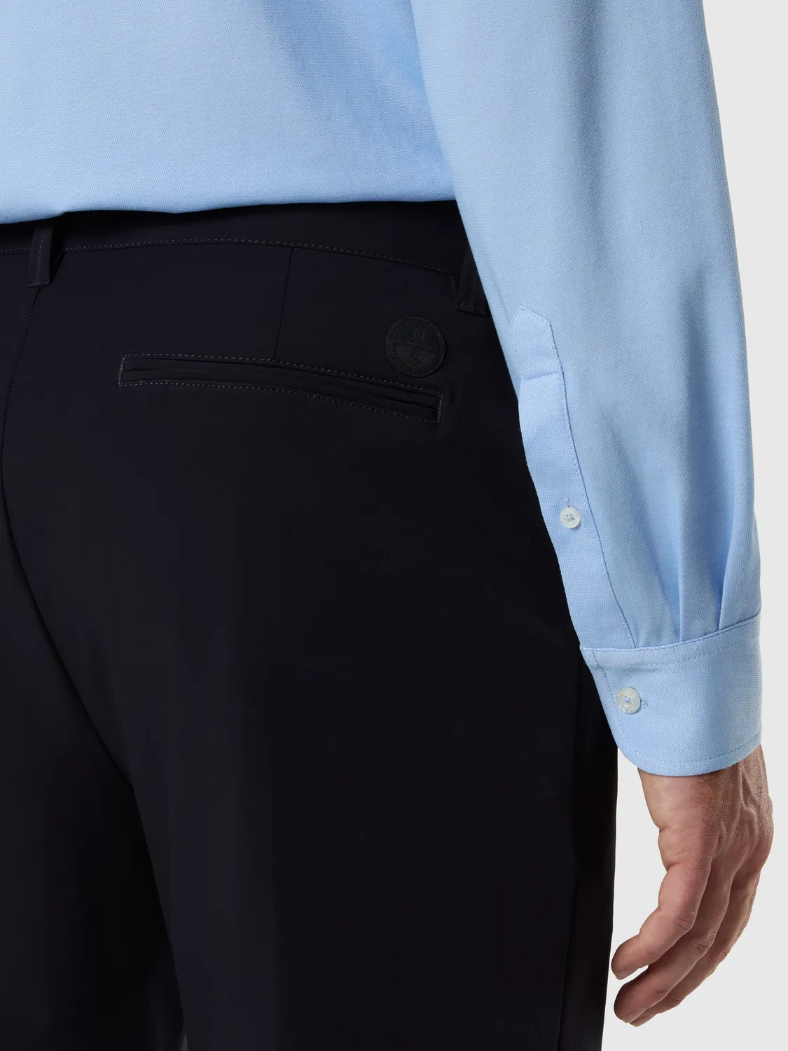 North Sails chino nylon plissé marine homme