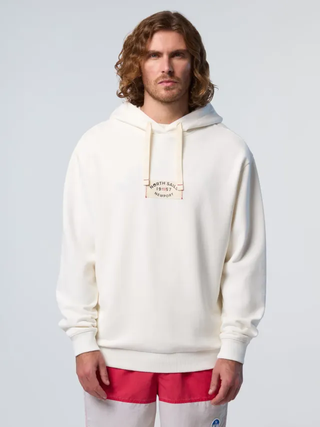 North Sails hoodie Newport patch coton bio