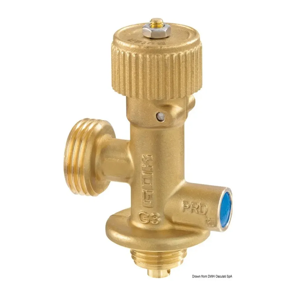 GOK robinet bouteille gaz M16x1,5 sécurité