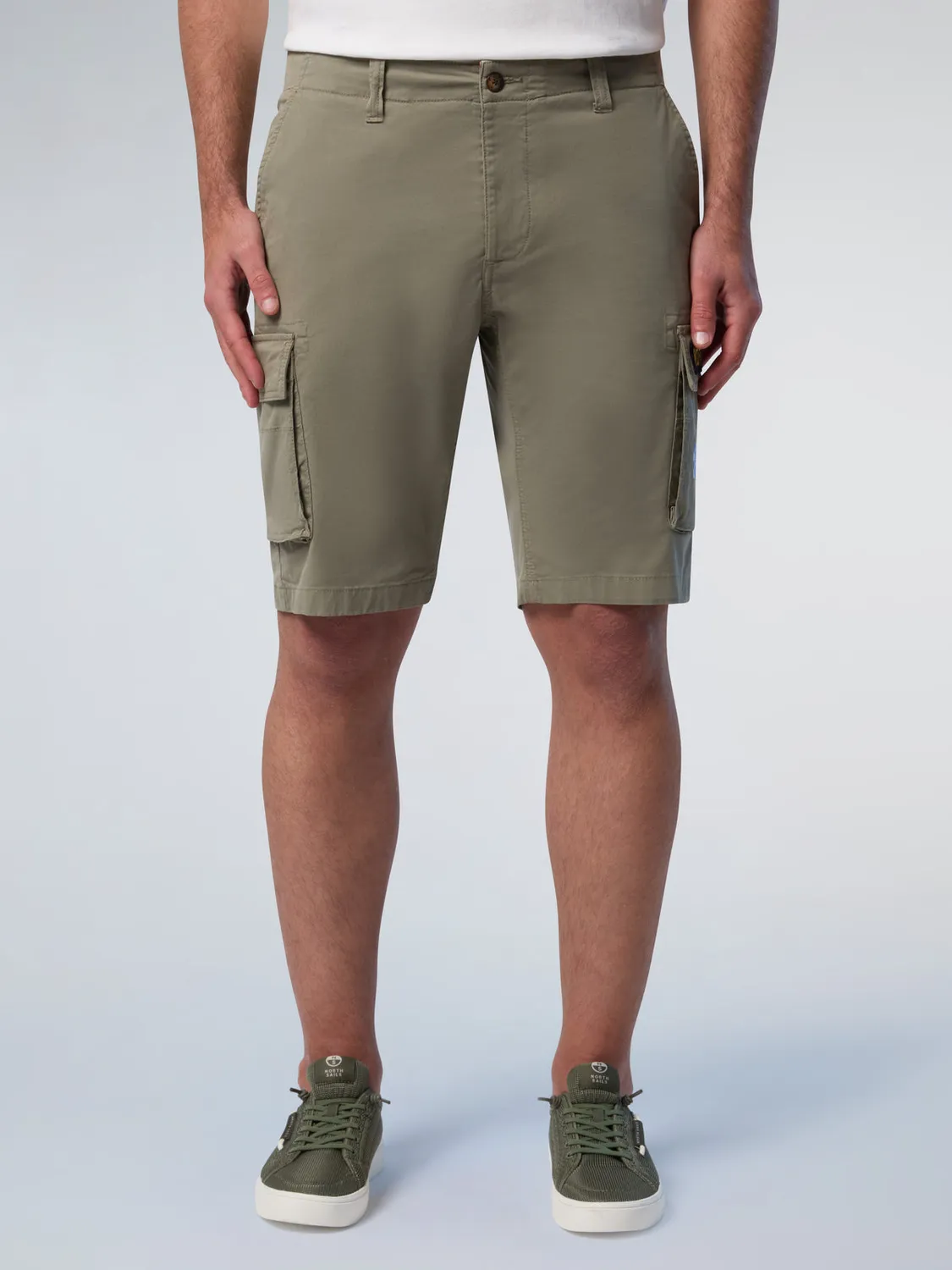 North Sails Crew bermuda cargo gabardine coton bio