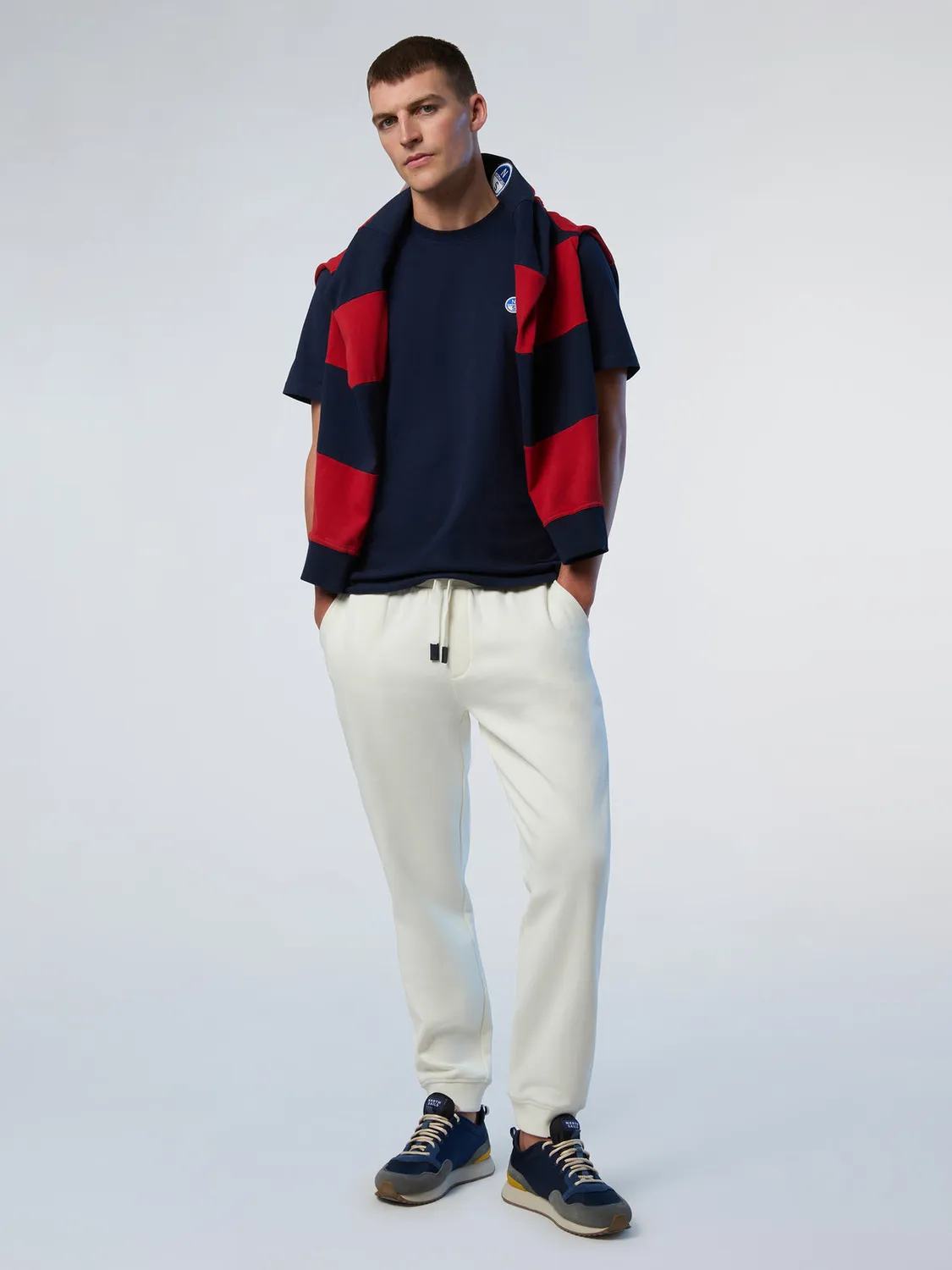 North Sails pantalon jogging coton bio patch logo