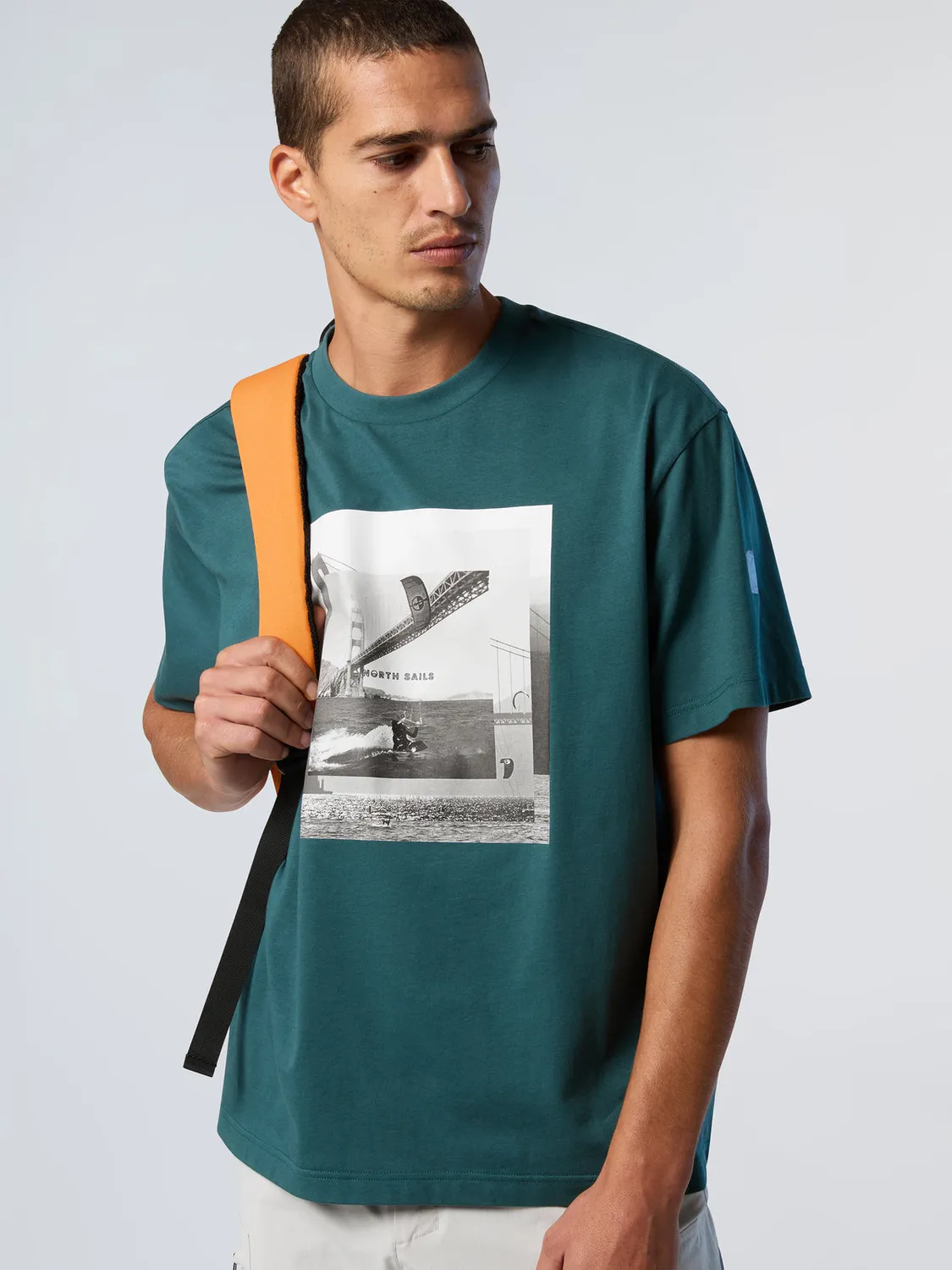 North Sails t-shirt kitesurf col rond coton bio