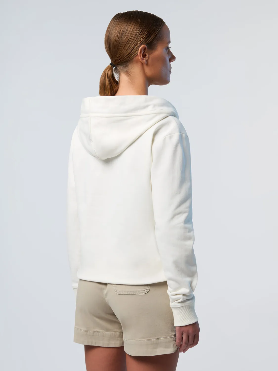 North Sails sweat capuche col V coton imprimé