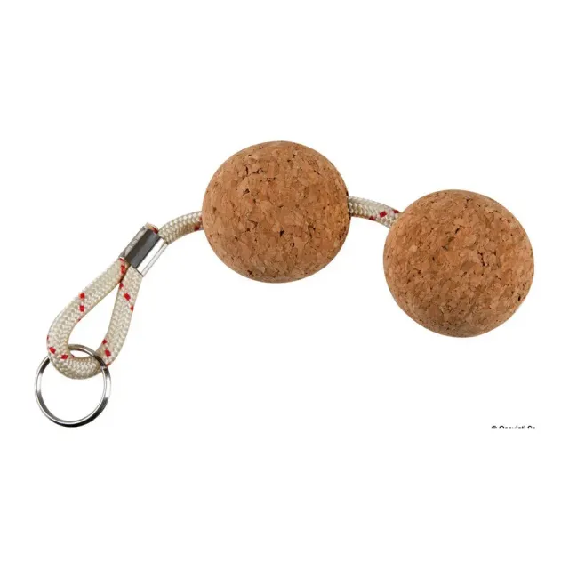 easysea porte-clés liège double boule flottant lot 10