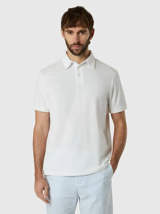 North Sails polo brodé piqué coton bio homme