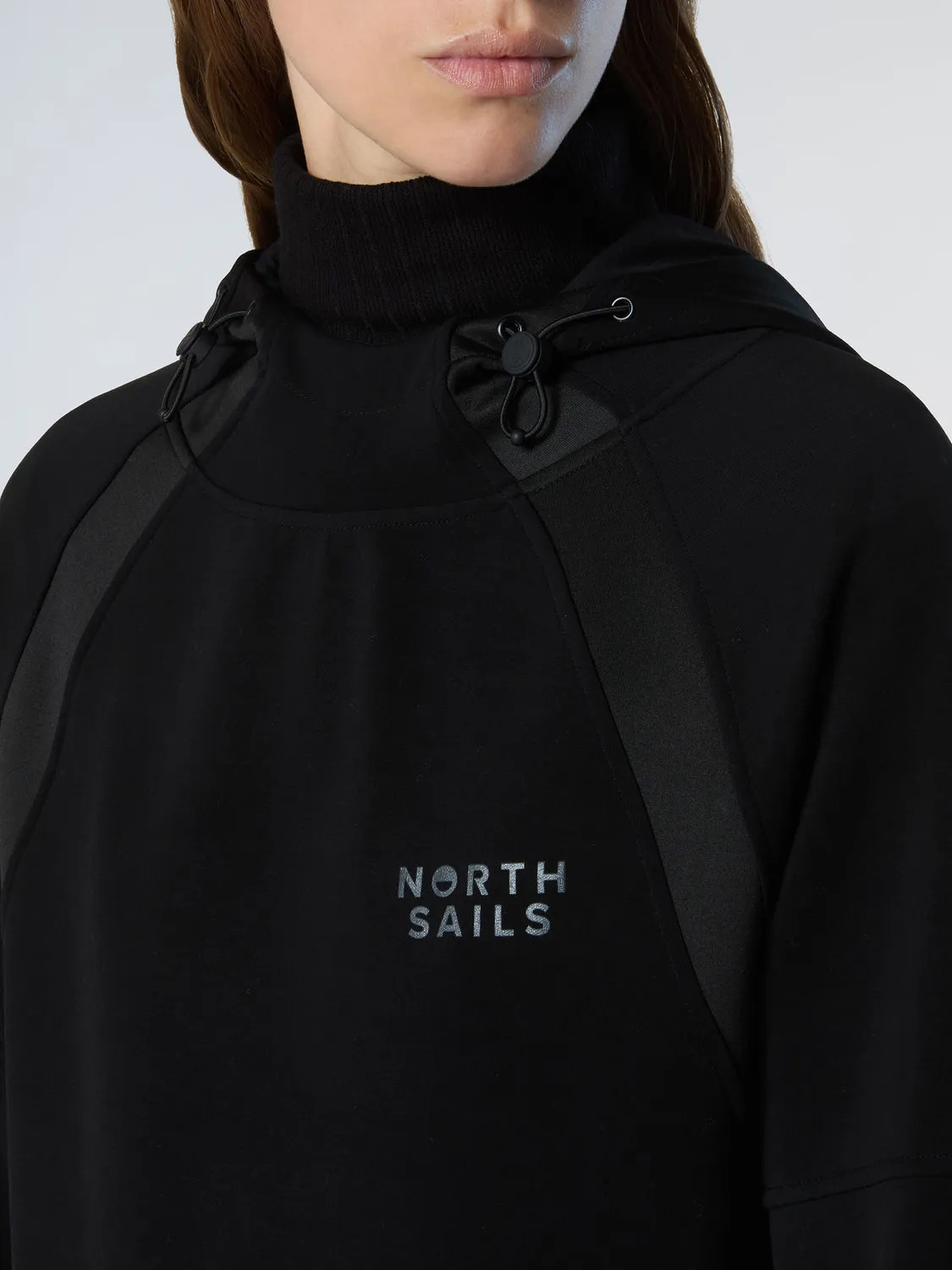 North Sails scuba hoodie cordon stretch rayé