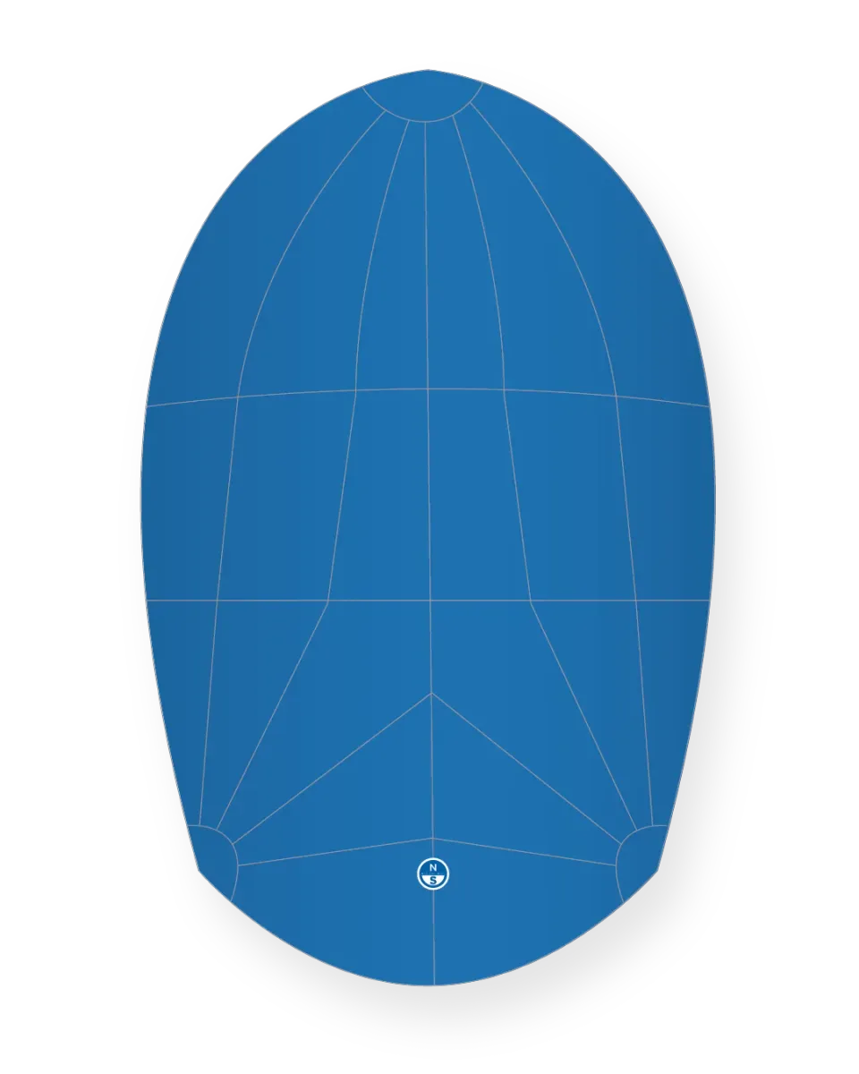 North Sails Rhodes 18 spinnaker nylon stable