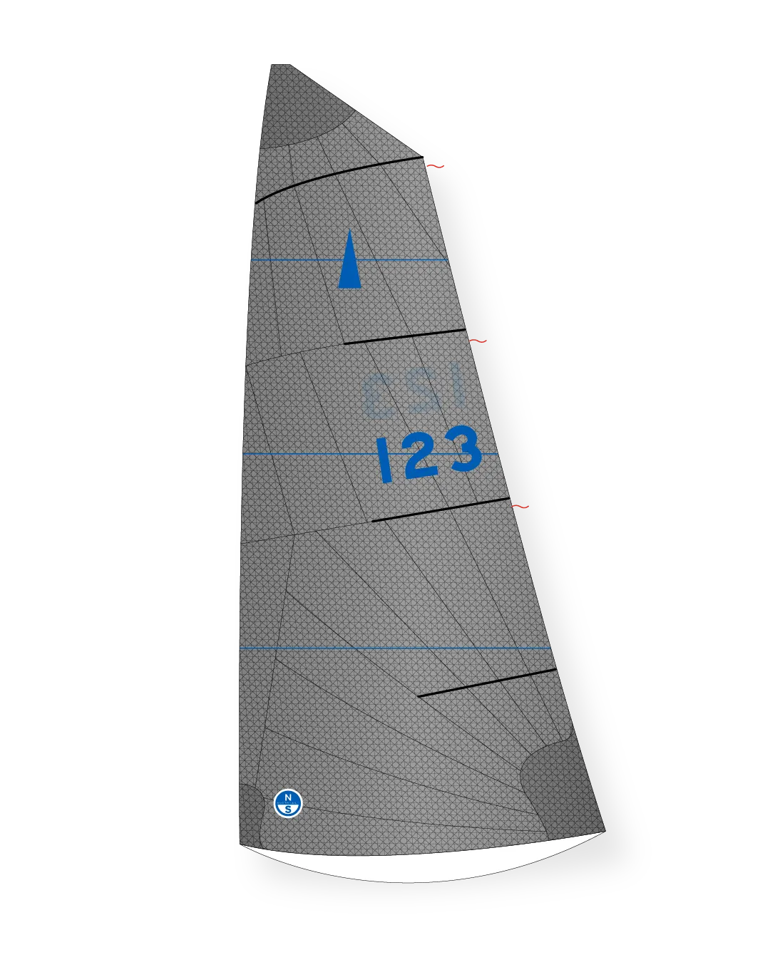 North Sails Merlin Rocket M-10 grand-voile radiale