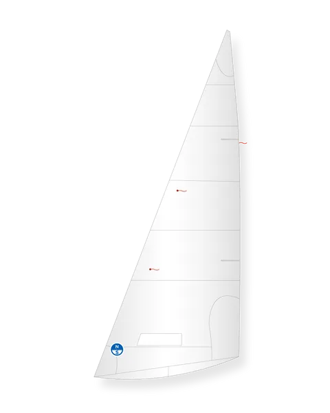 North Sails Flying Scot Blue Ribbon foc Dacron épais flotte club