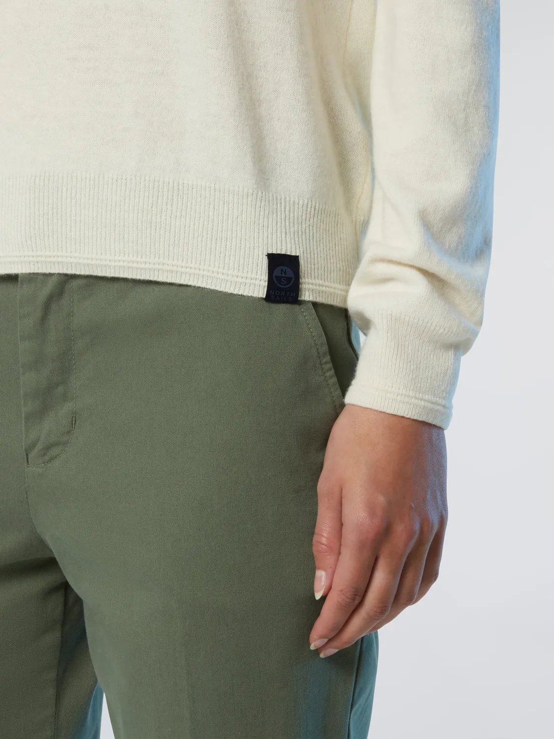 North Sails pull col rond cachemire doux homme