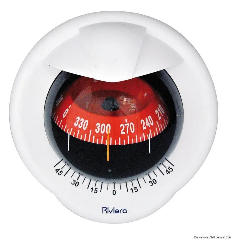 Riviera Pegasus compas 3" blanc rose rouge