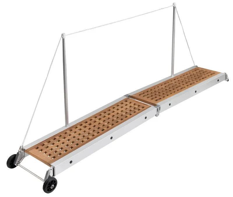 Osculati passerelle pliable 210 cm teck anodisé