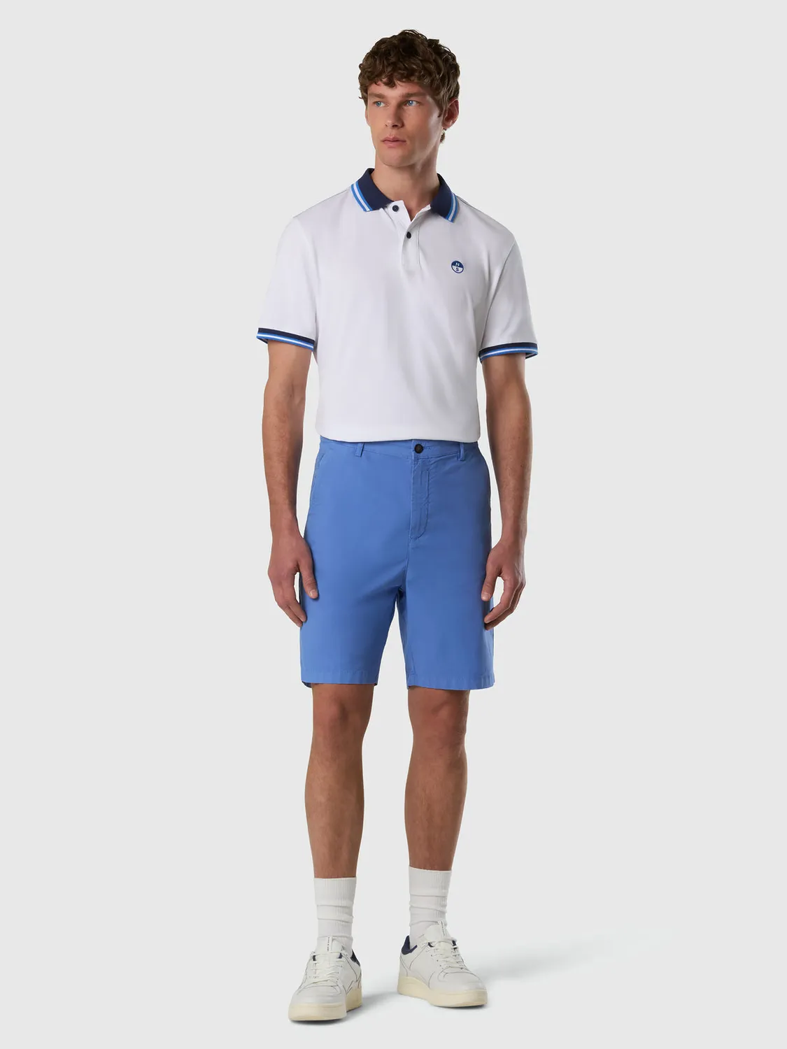 North Sails Polo à rayures coton bio homme