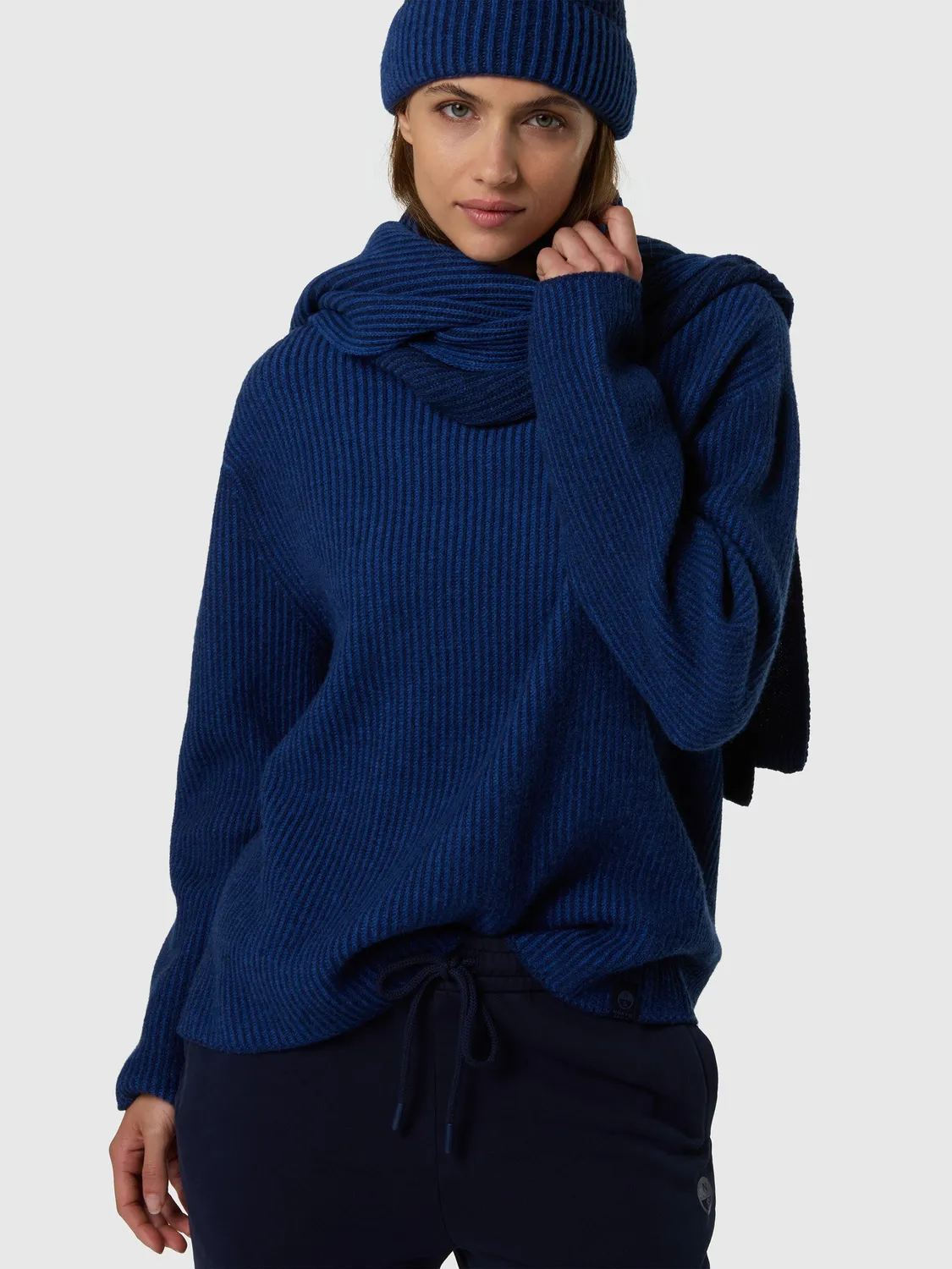 North Sails Vanisé pull col montant femme bleu