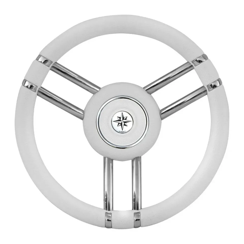 Osculati Apollo volant bateau blanc inox 350 mm