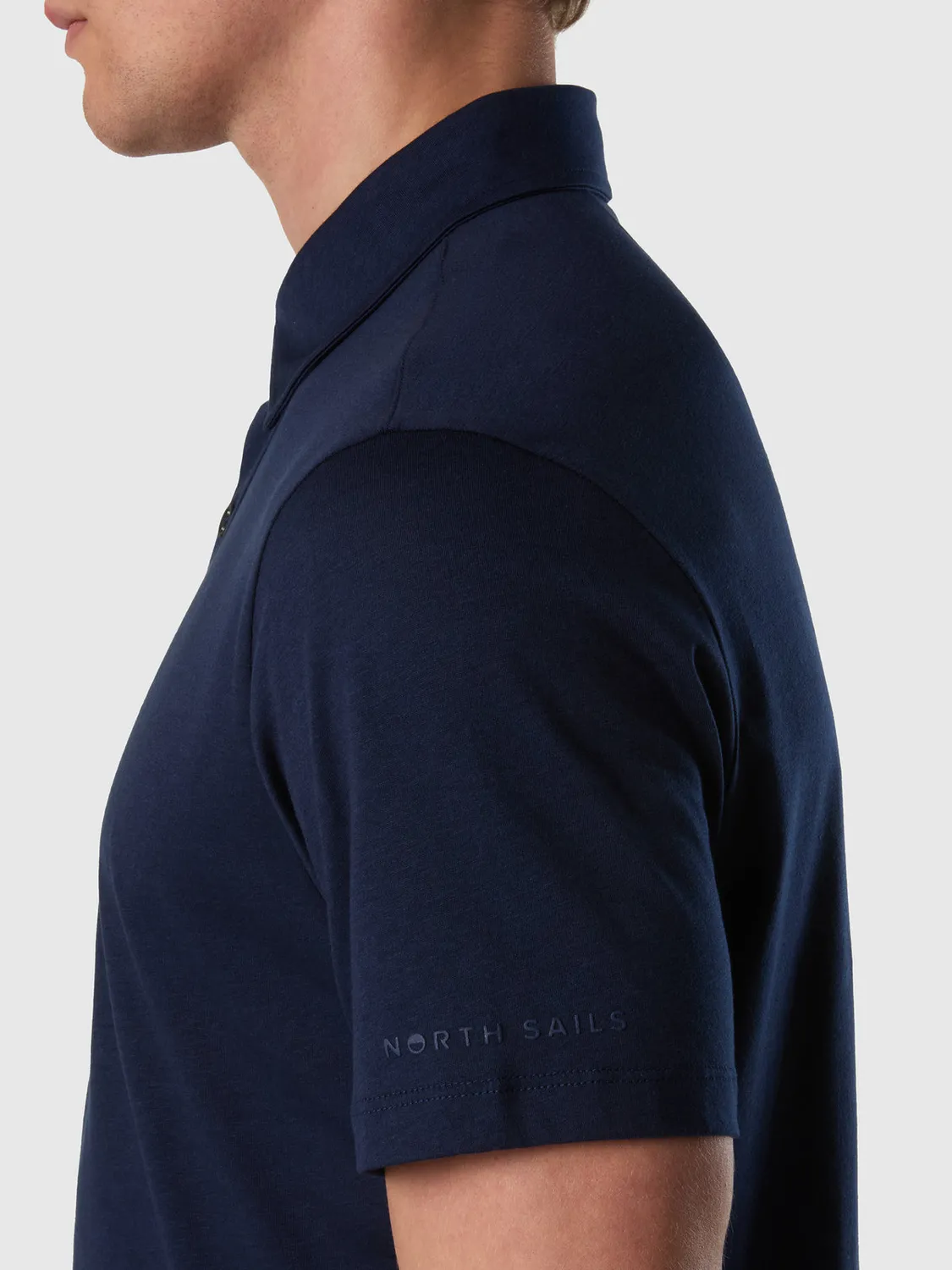 North Sails polo jersey Tencel coton léger unis