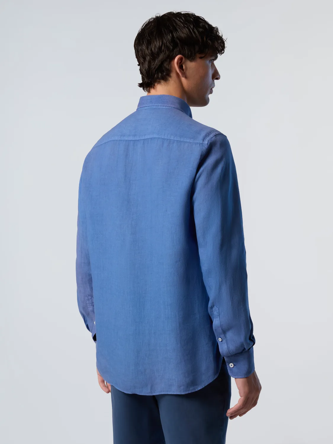 North Sails chemise lin bleue beacoup