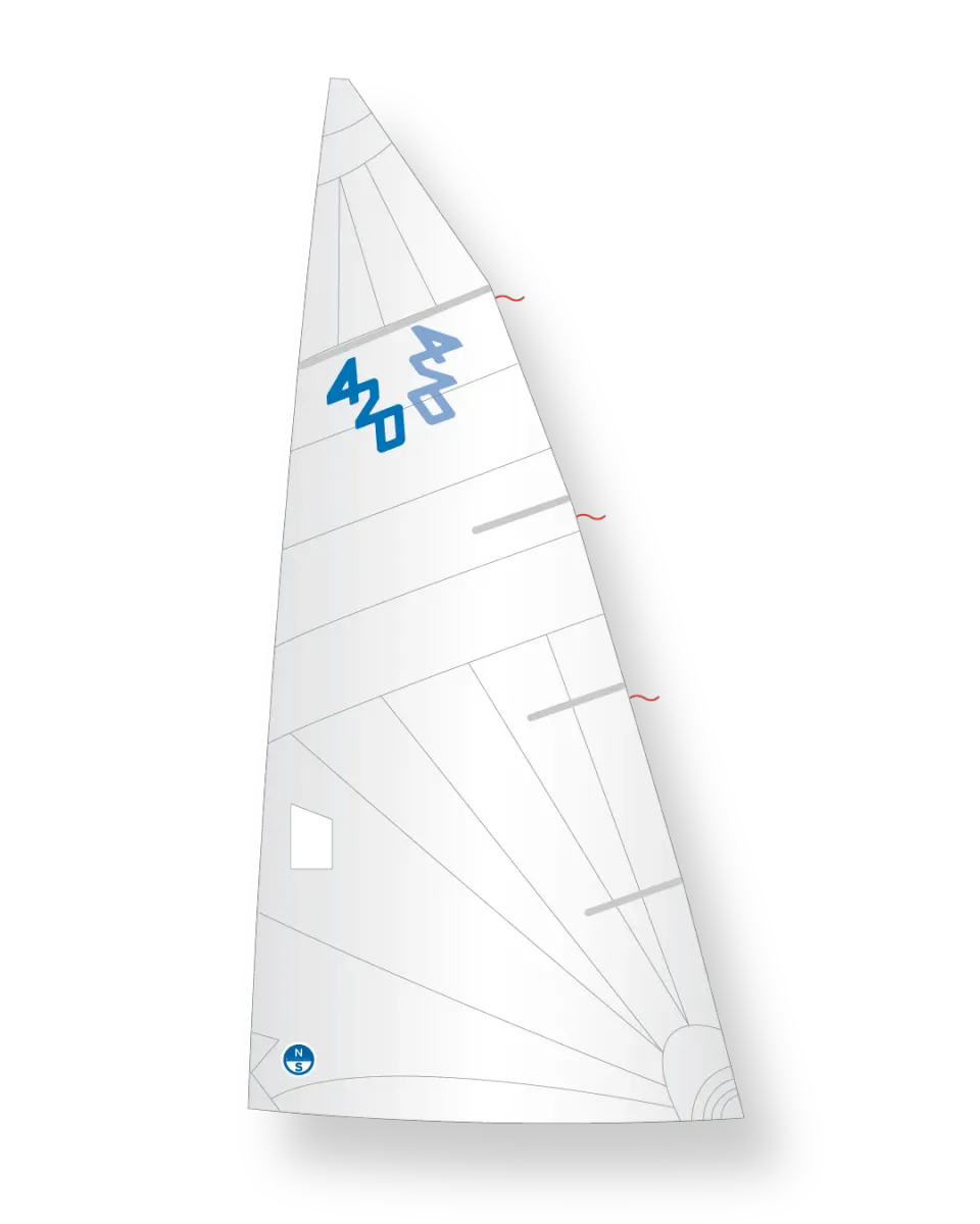 North Sails 420 M-12 grand-voile Dacron allégée