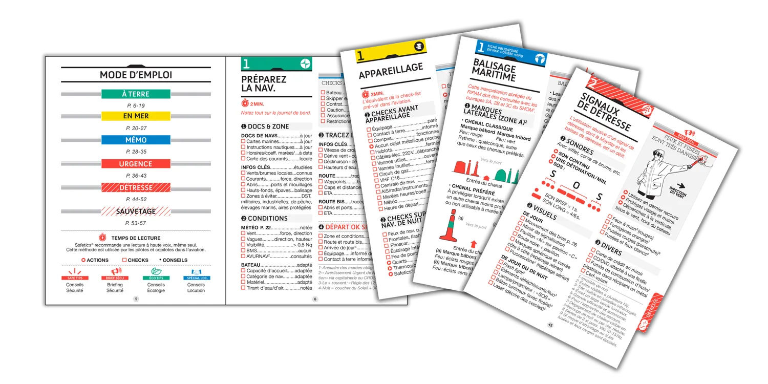 Safetics guide sécurité mer waterproof 60 pages