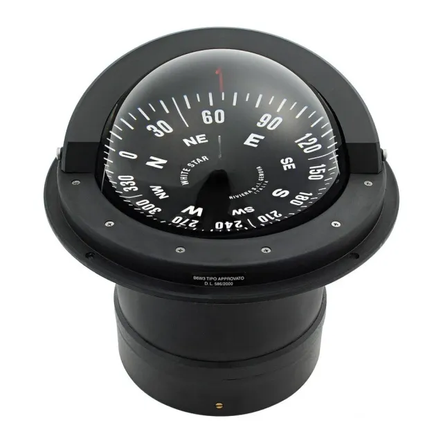 Easysea Riviera B6/W3 compas voilier encastrable 6" 24V plat
