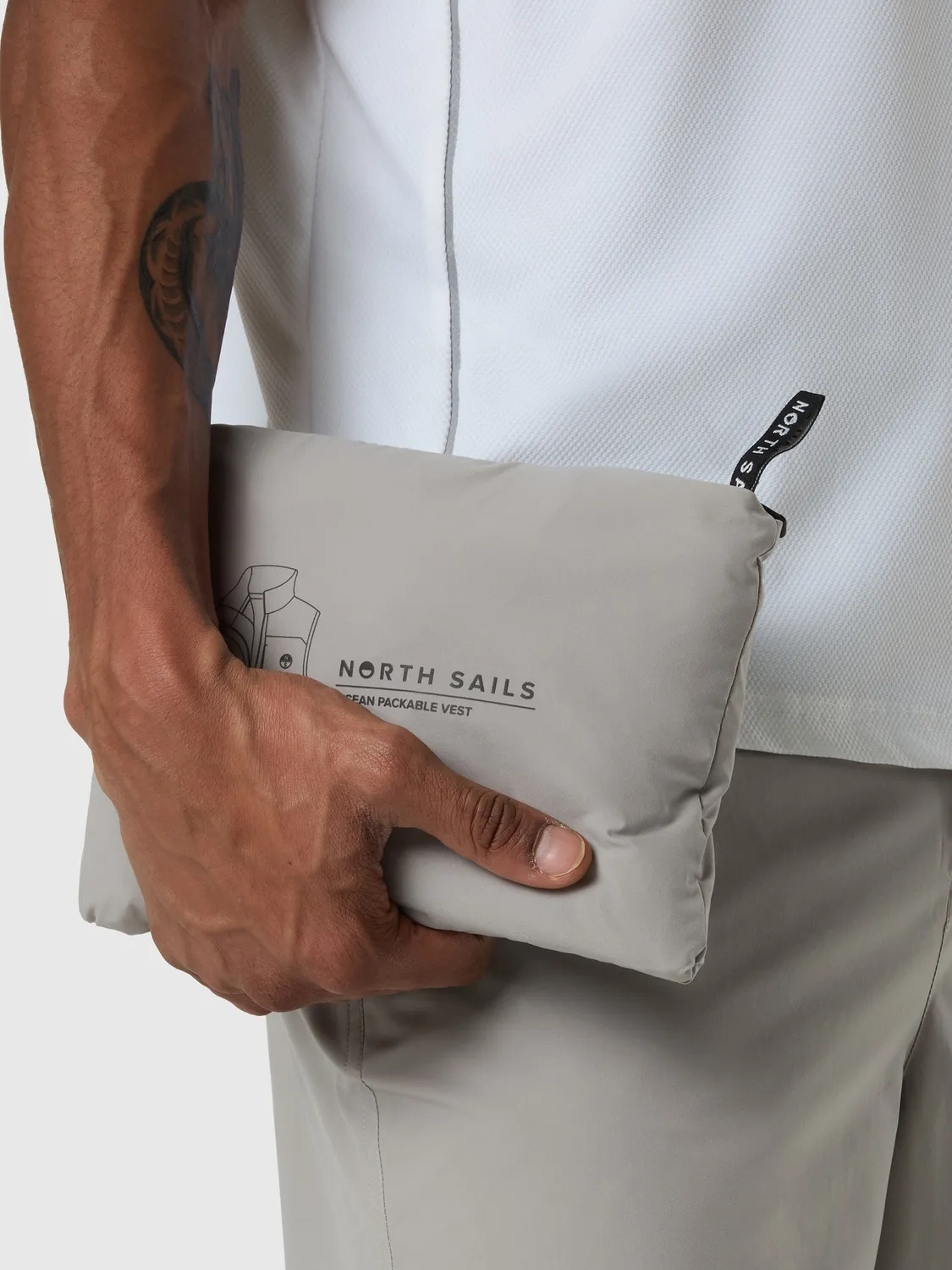 North Sails Mistral Packable gilet homme pliable léger
