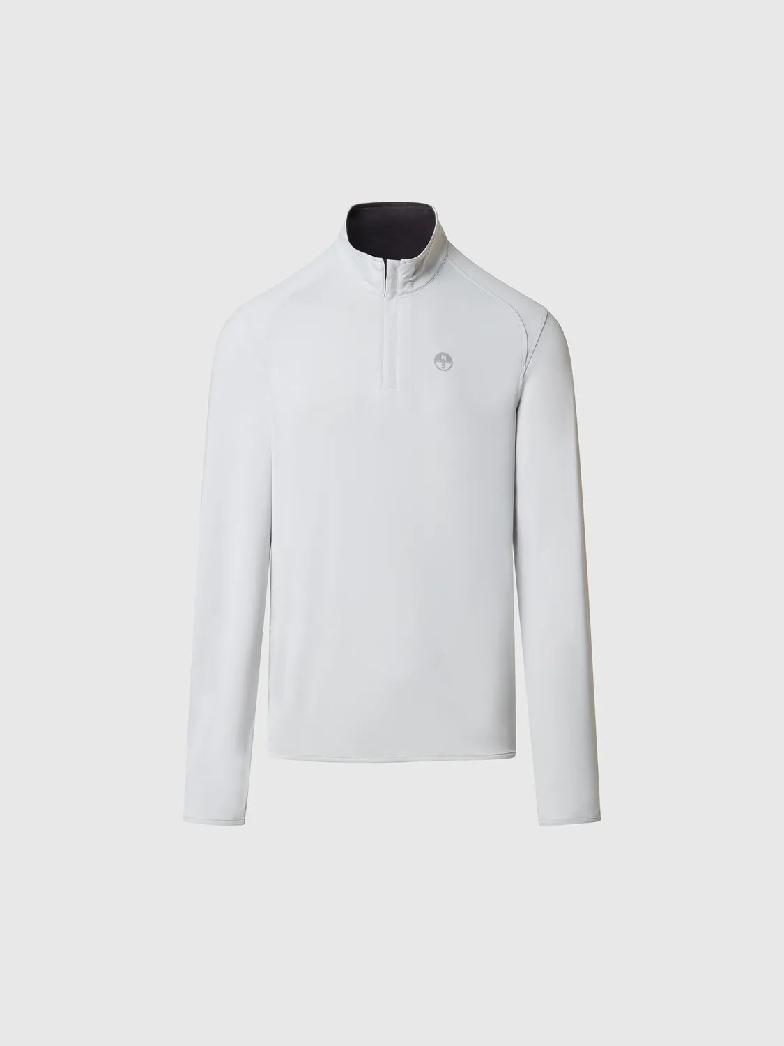 North Sails sweat demi-zip anti-UV gris homme