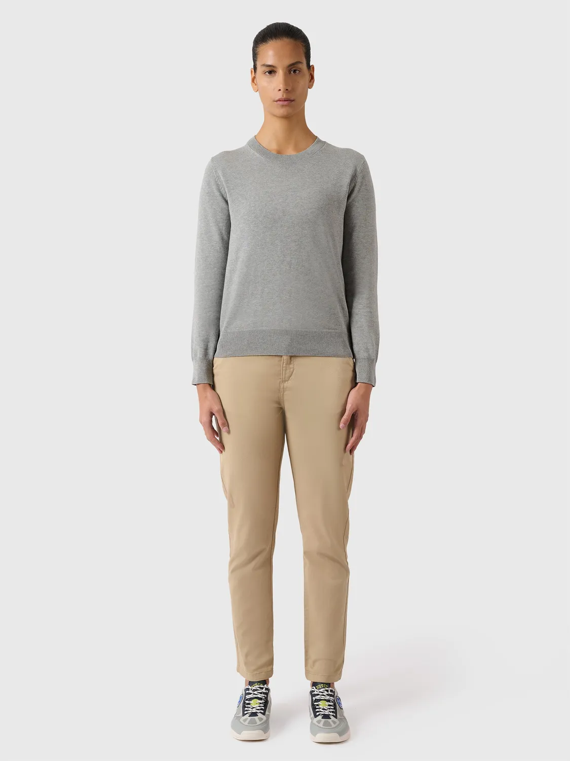 North Sails Crew Neck Knit pull femme bleu marine