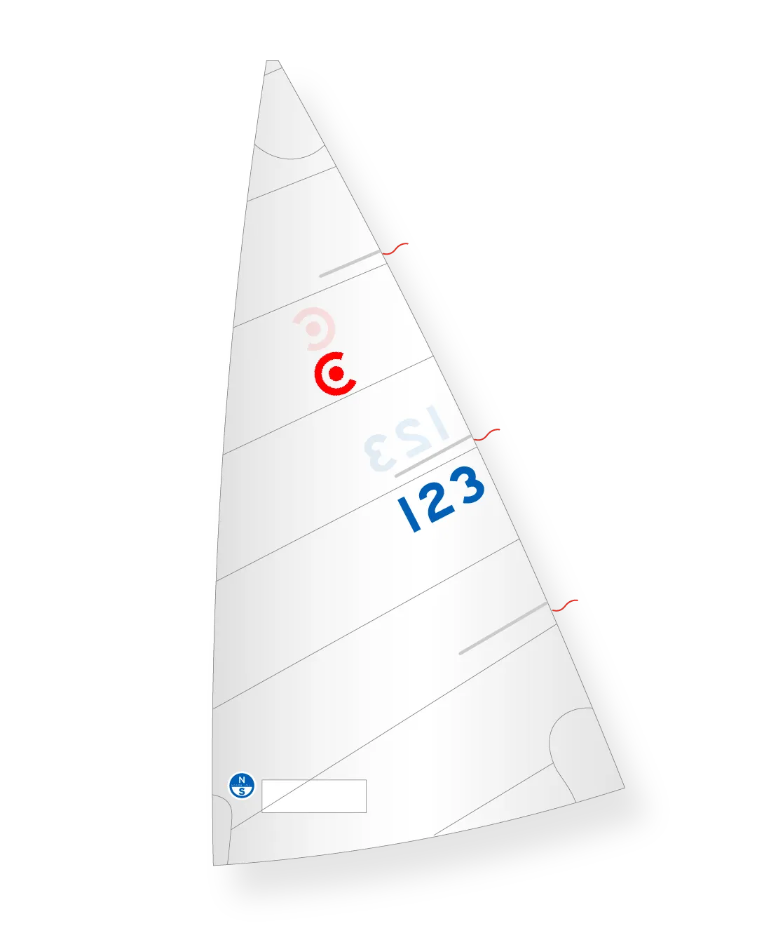 North Sails Bullseye Race grand-voile régate Dacron