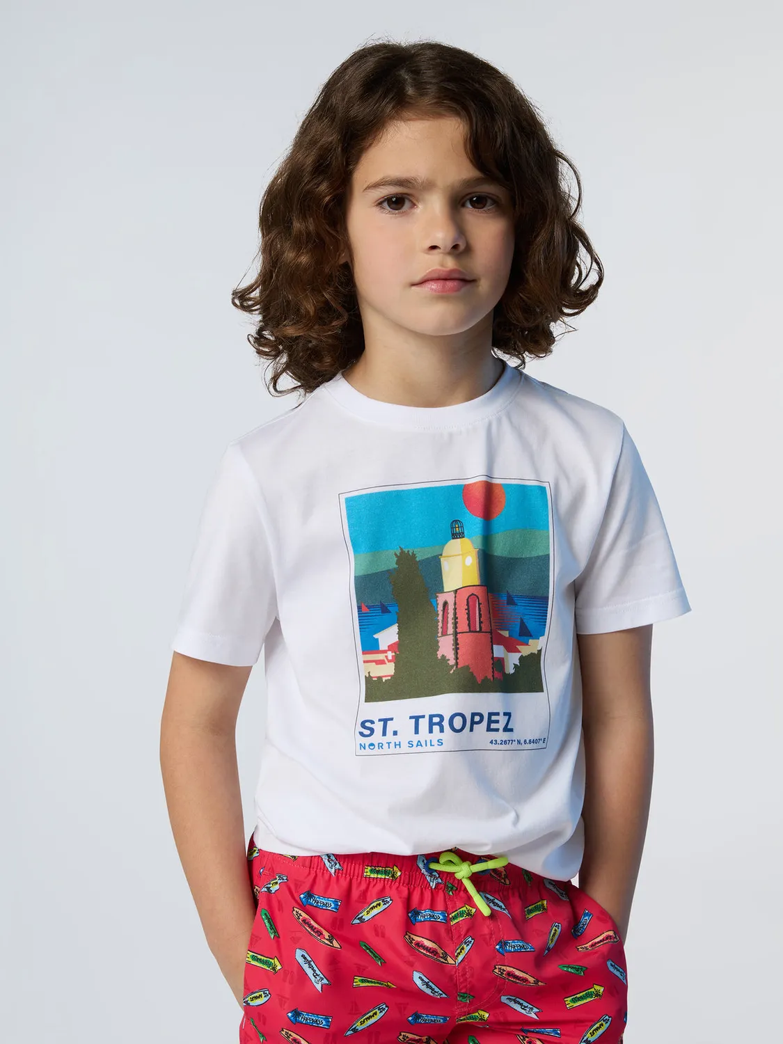 North Sails short de bain enfant imprimé séchage rapide