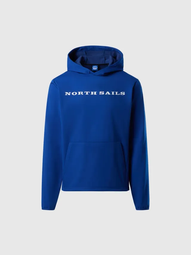 North Sails Race SoftShell+ hoodie bleu océan