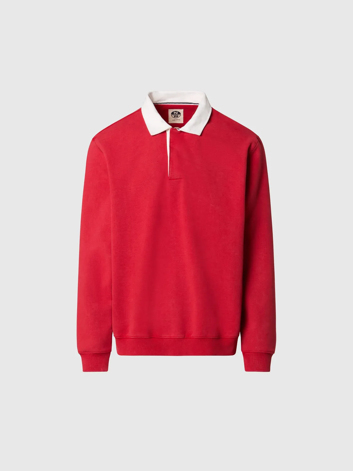 North Sails Archive sweat col polo molleton homme