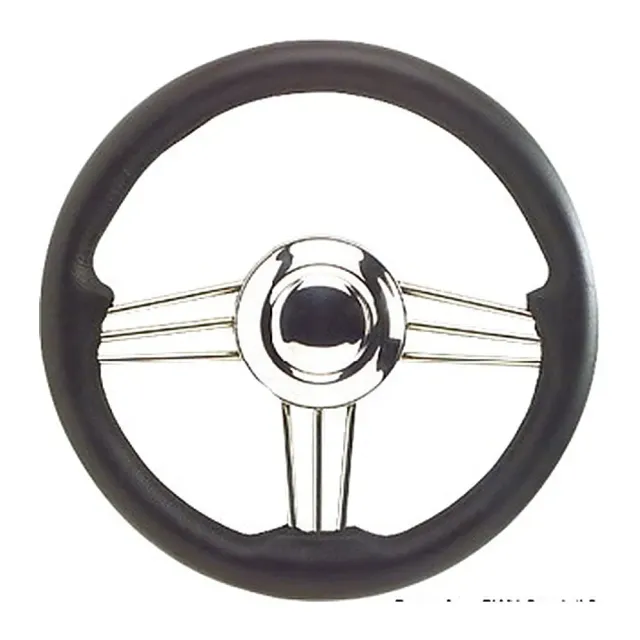 easysea Volant barre inox polyuréthane noir 350 mm