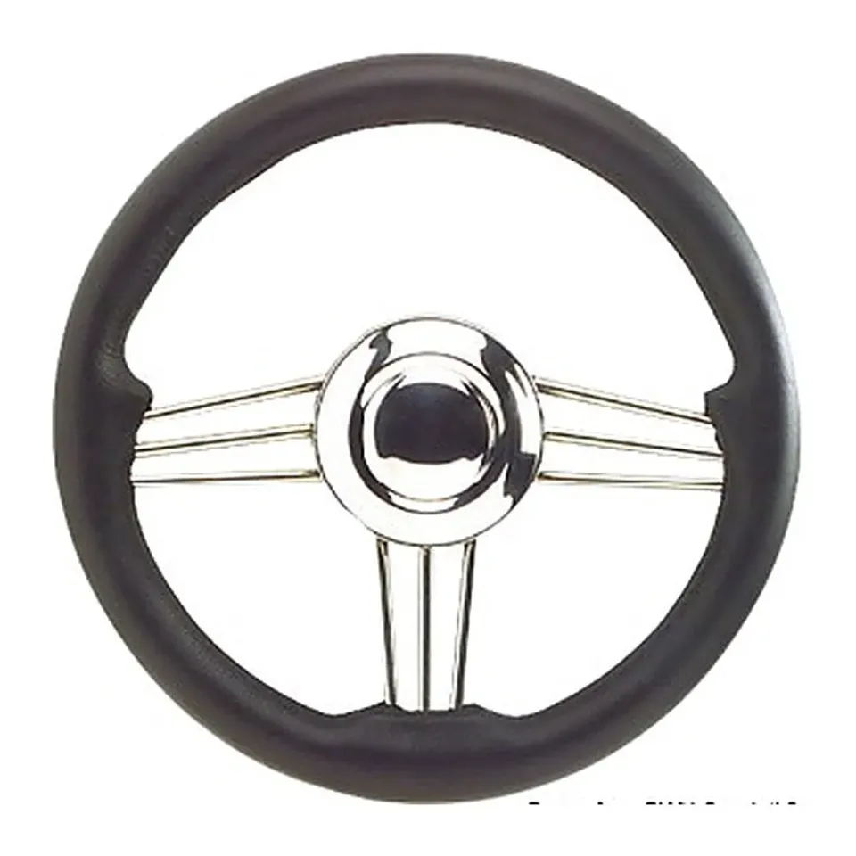 easysea Volant barre inox polyuréthane noir 350 mm