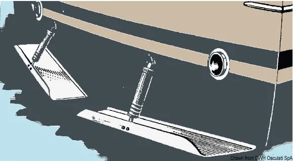 Douglas Marine Twin Flaps volets inox 30x23 cm