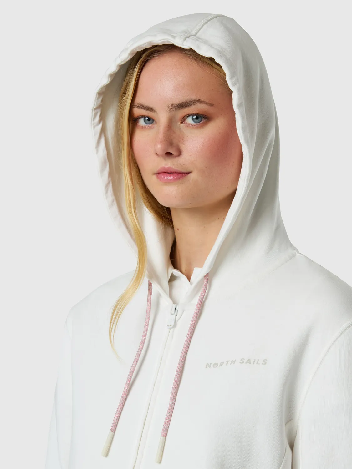 North Sails French Terry sweat zippé capuche respirant
