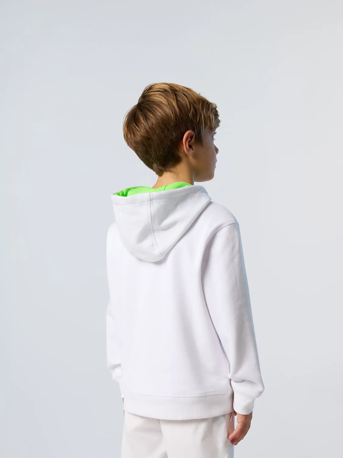 North Sails sweat zippé enfant maxi logo coton bio
