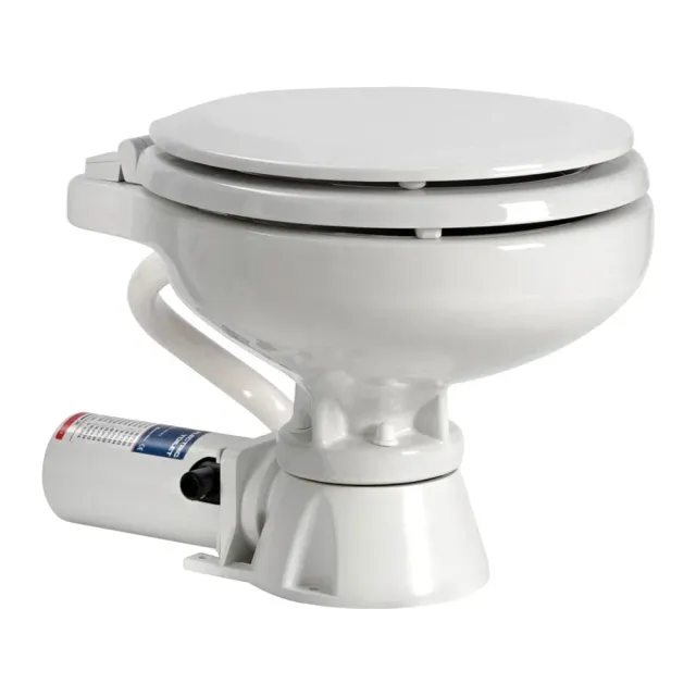 WC électrique marin 12 V broyeur siège bois compact