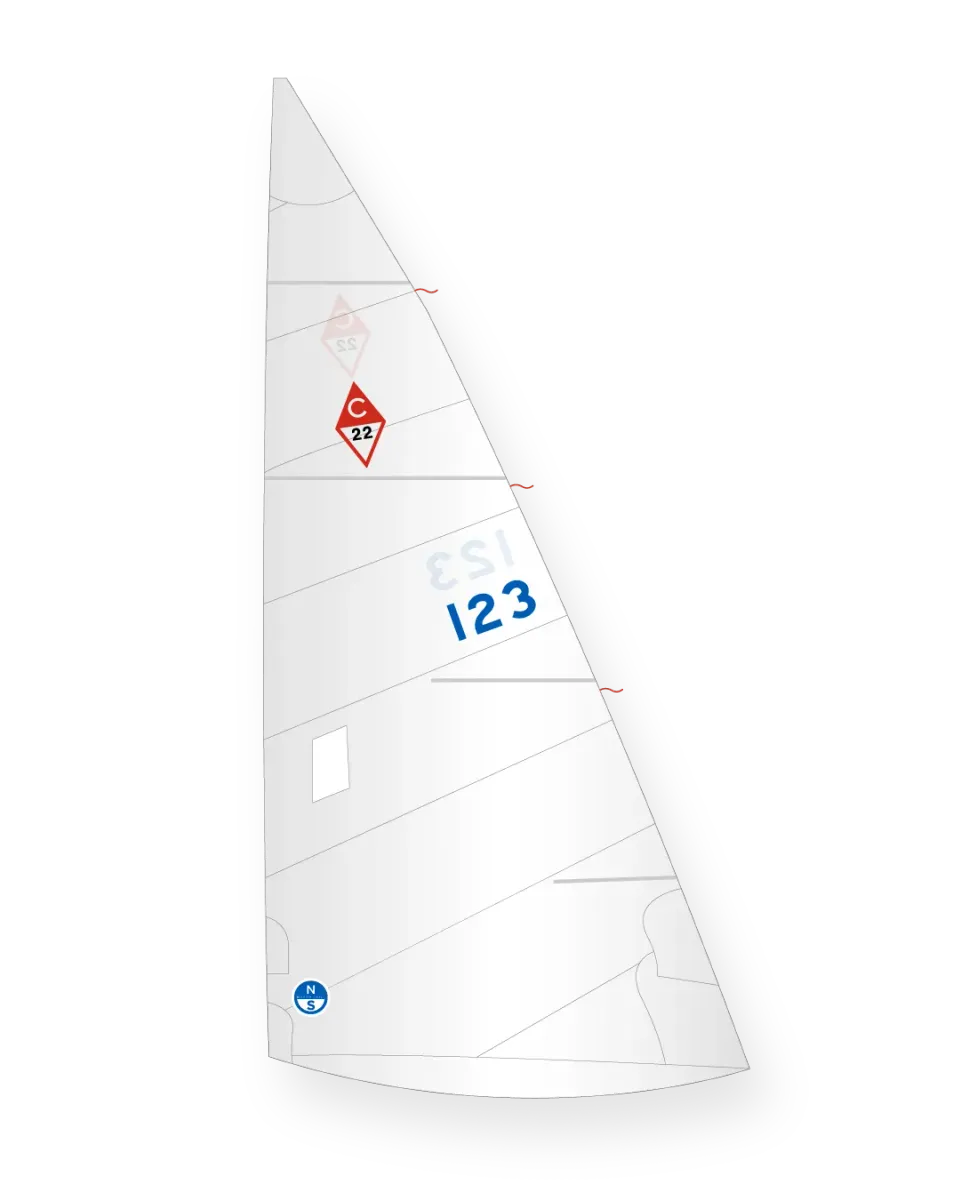 North Sails Catalina 22 Regatta grand-voile Dacron race