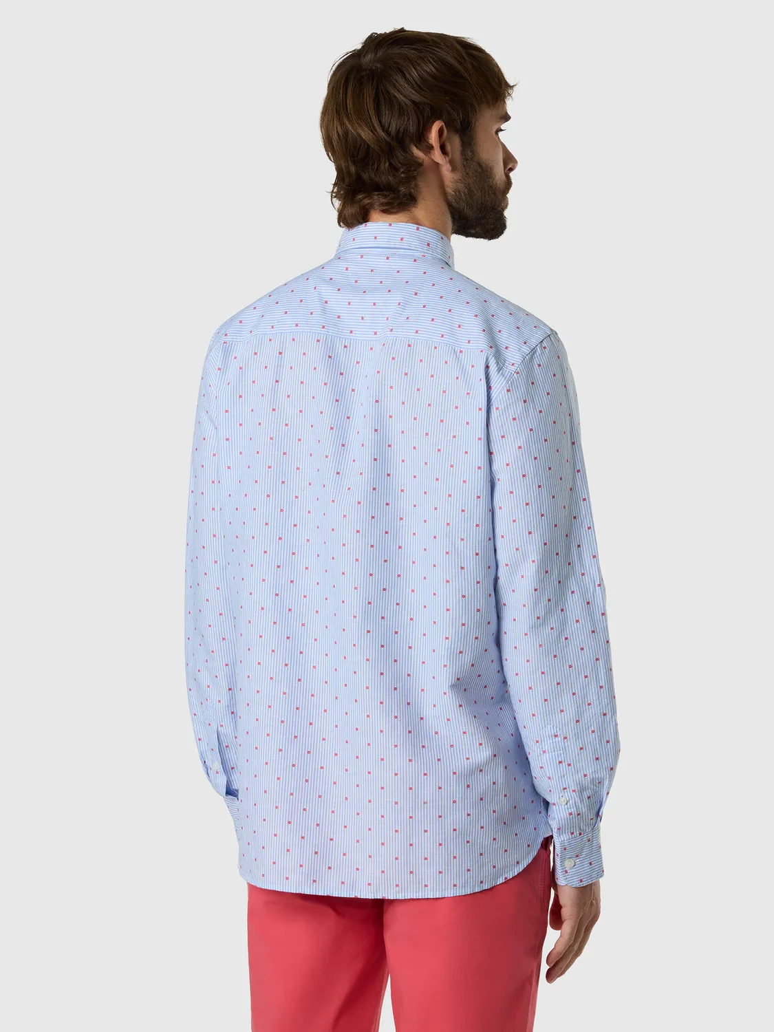 North Sails Fil coupé chemise lin coton bio été
