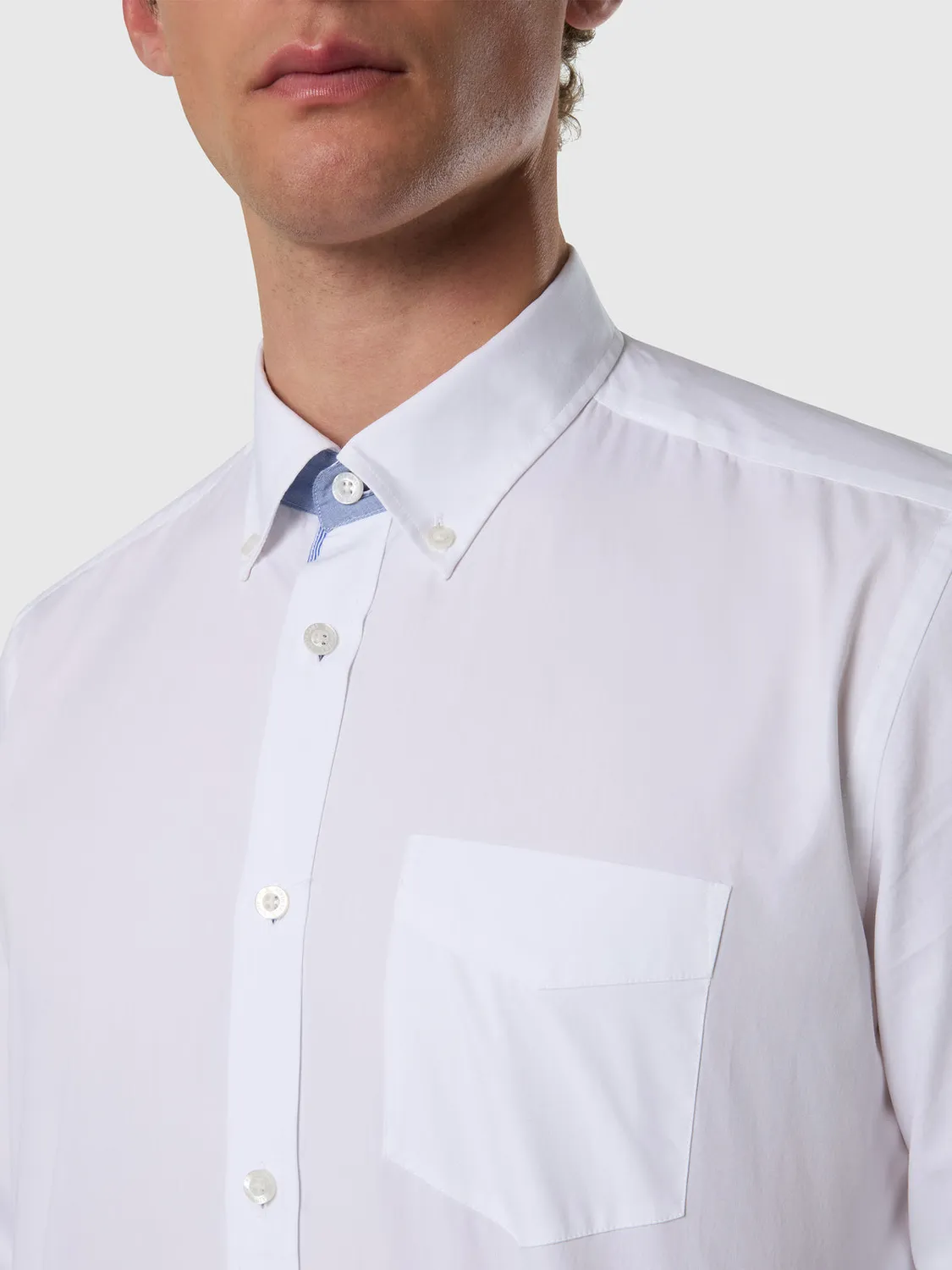 North Sails chemise popeline poche coton bio