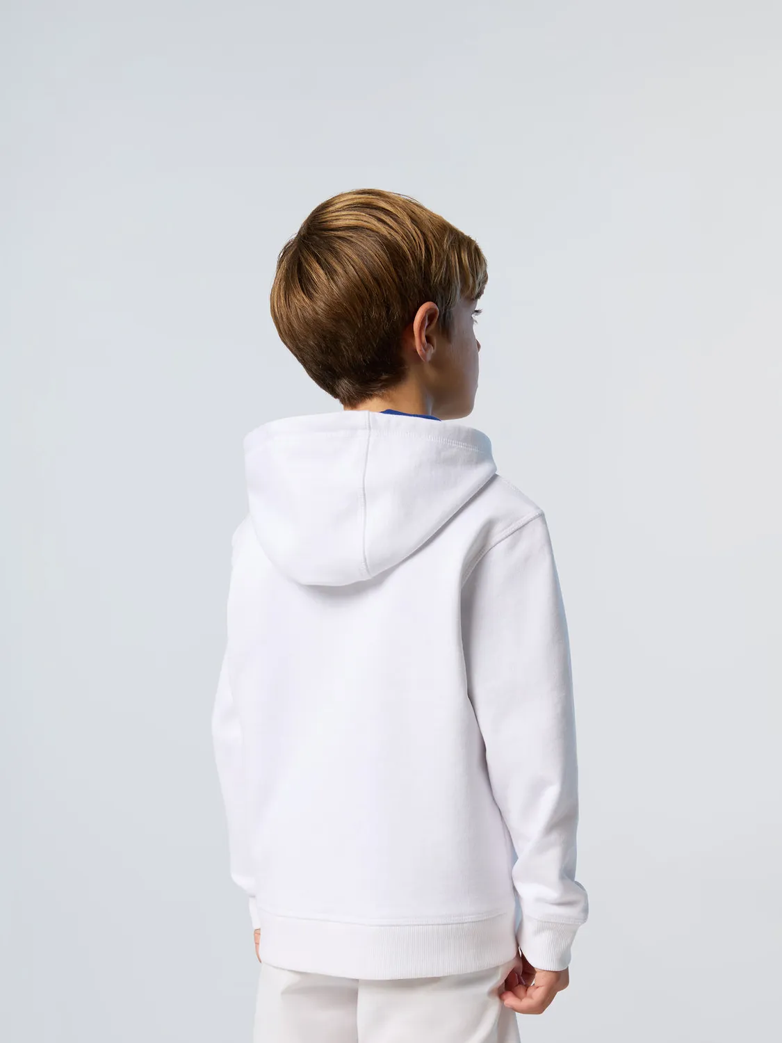 North Sails sweat à capuche zippé enfant coton bio