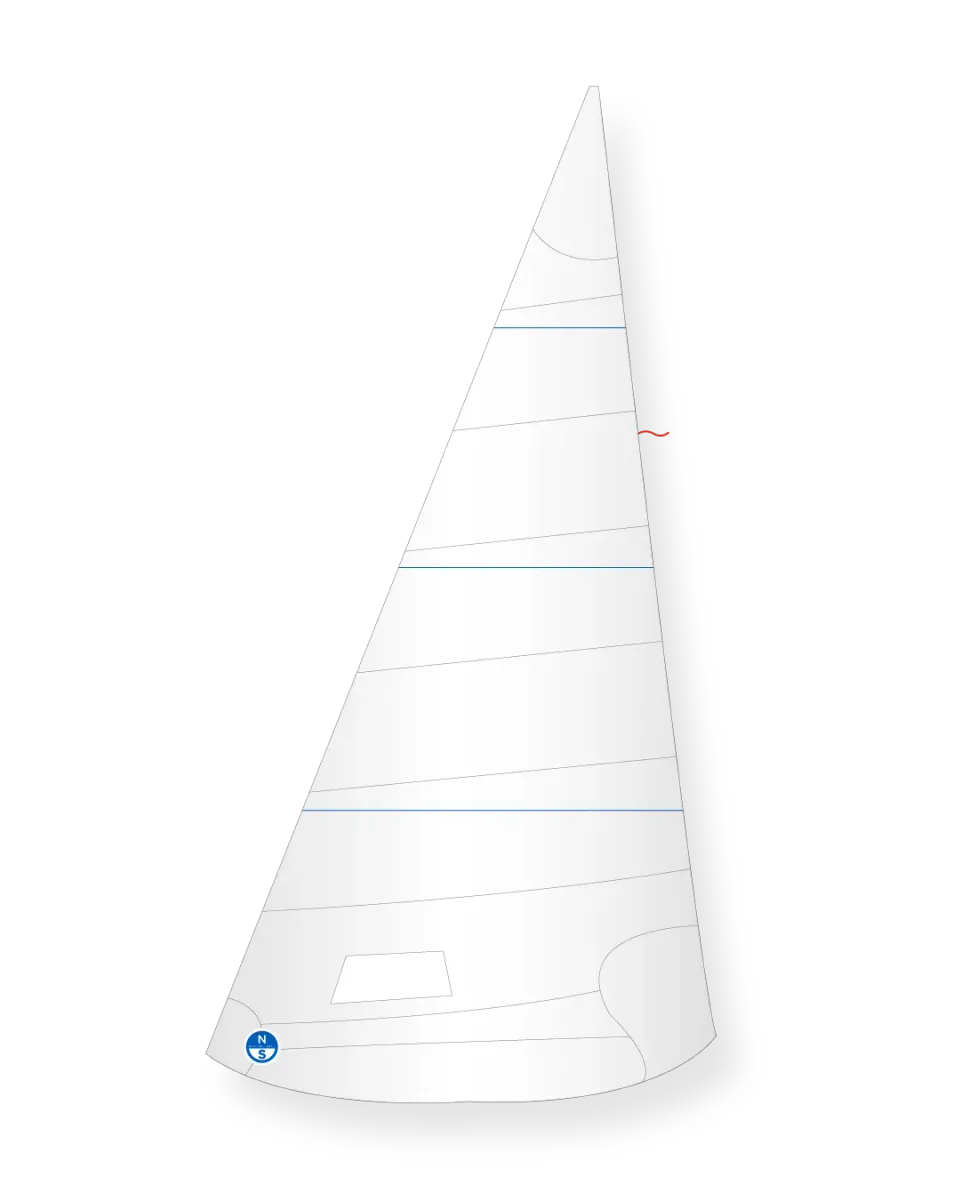 North Sails YW Dayboat NY-4 foc régate