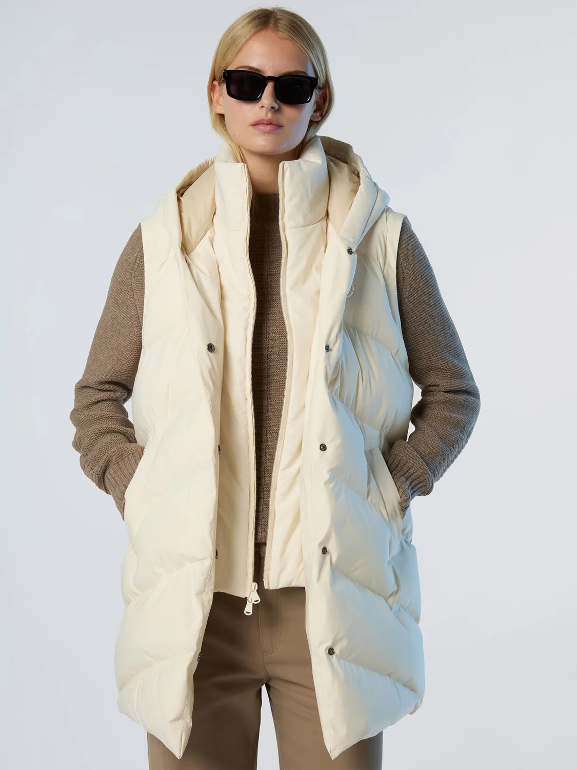 North Sails Breaker gilet long matelassé recyclé
