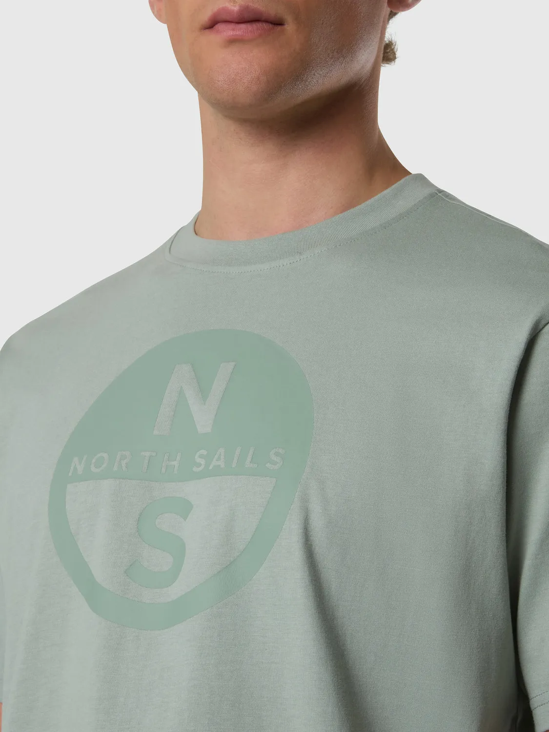 North Sails T-shirt maxi logo coton bio