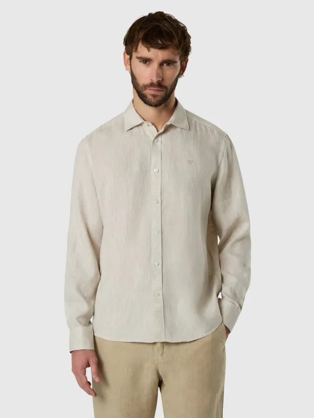 North Sails chemise lin manches longues homme European Flax