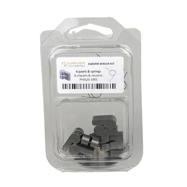 Karver Kit 6 Cliquets + Ressorts pièce détachée