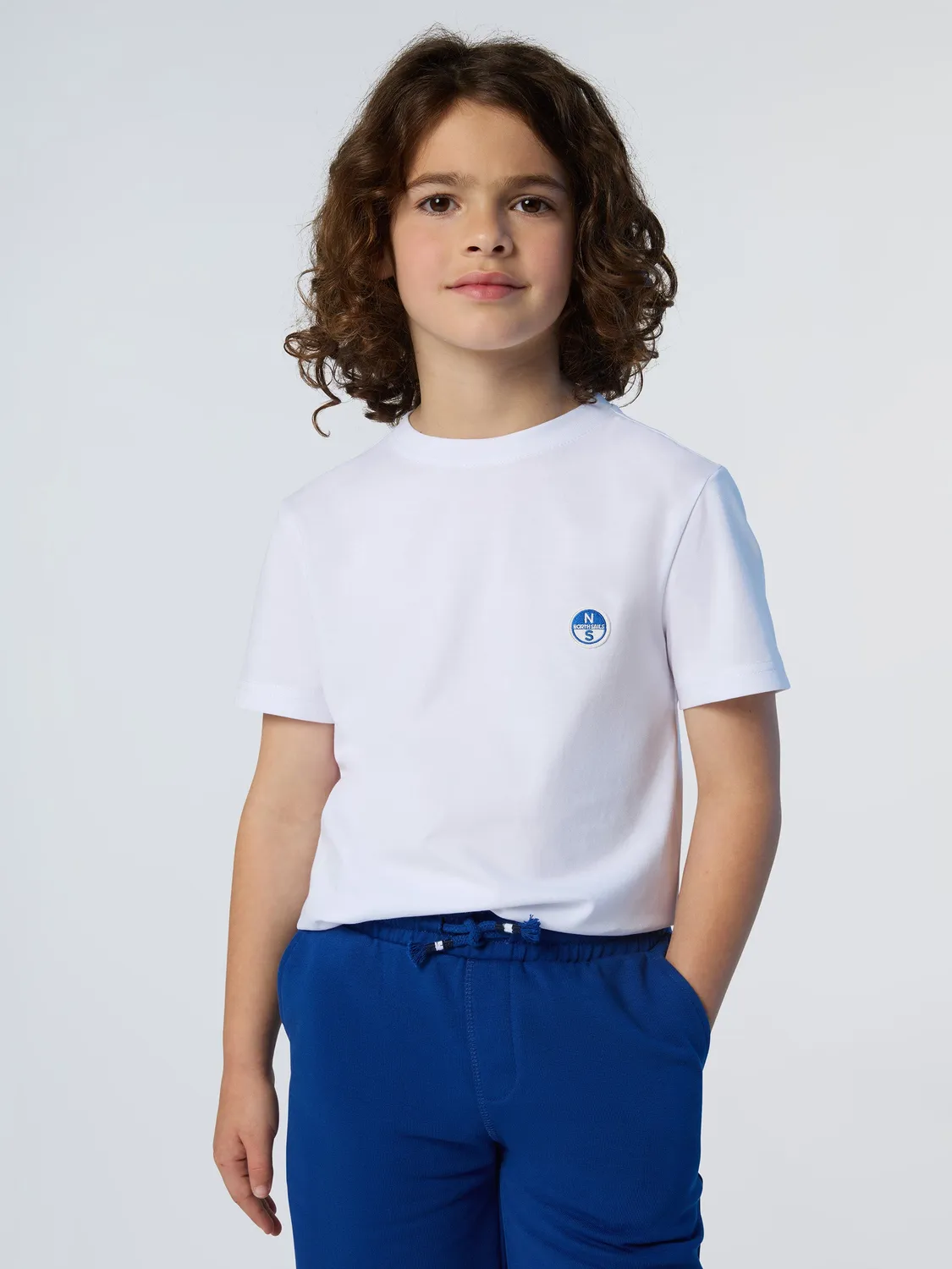 North Sails t-shirt patch logo navy enfant