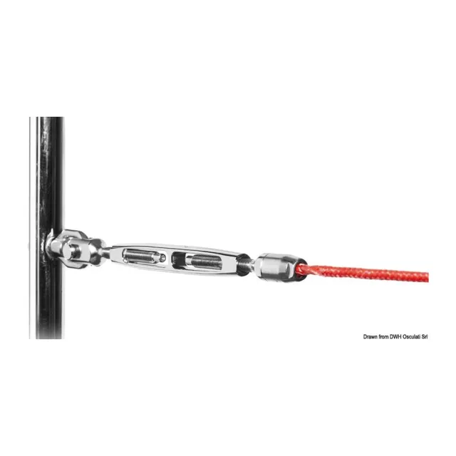 Osculati ridoir cage ouverte chromée 4 mm inox