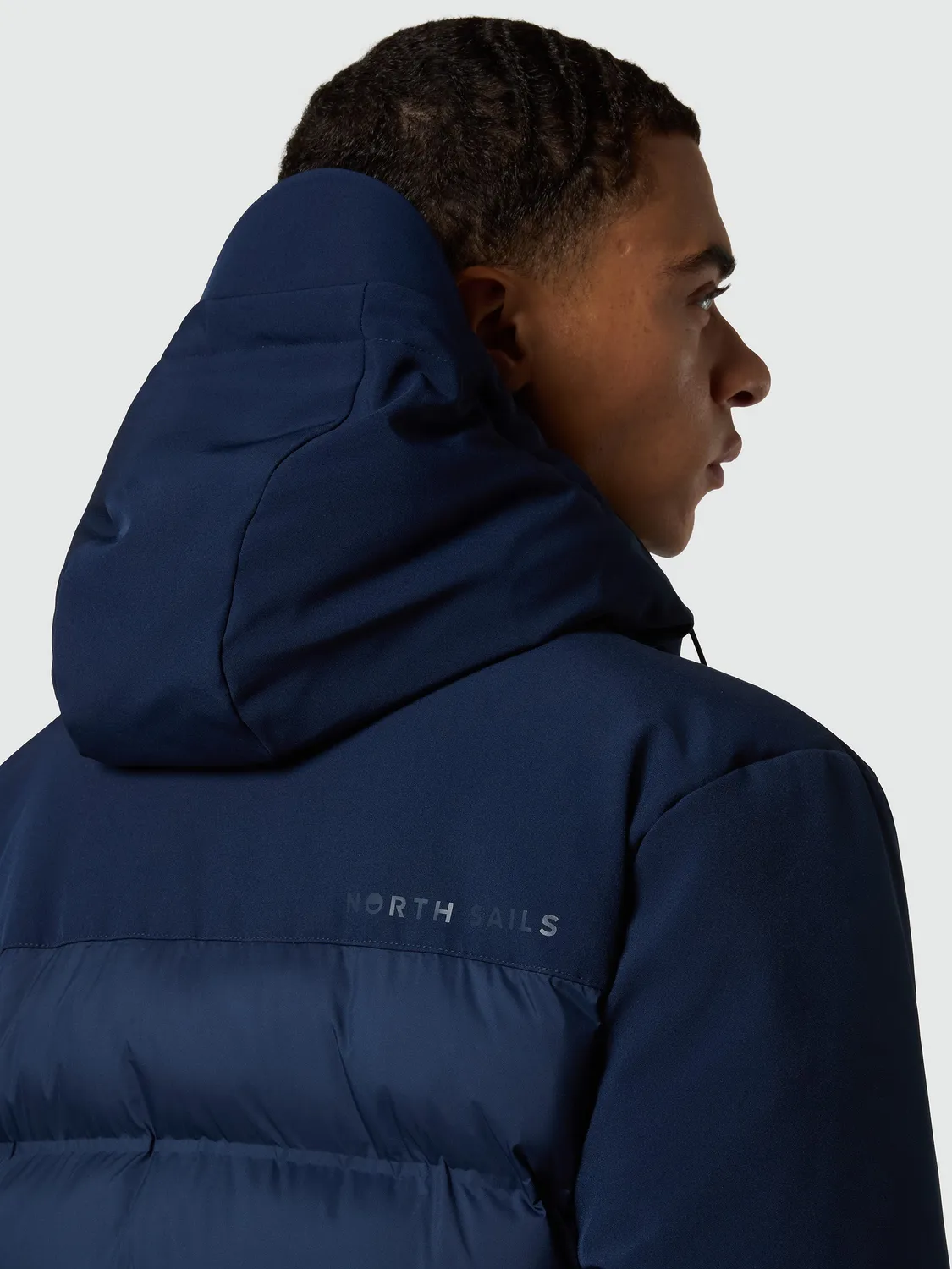 North Sails Voile Blanche Hobart 2.0 veste bleu marine