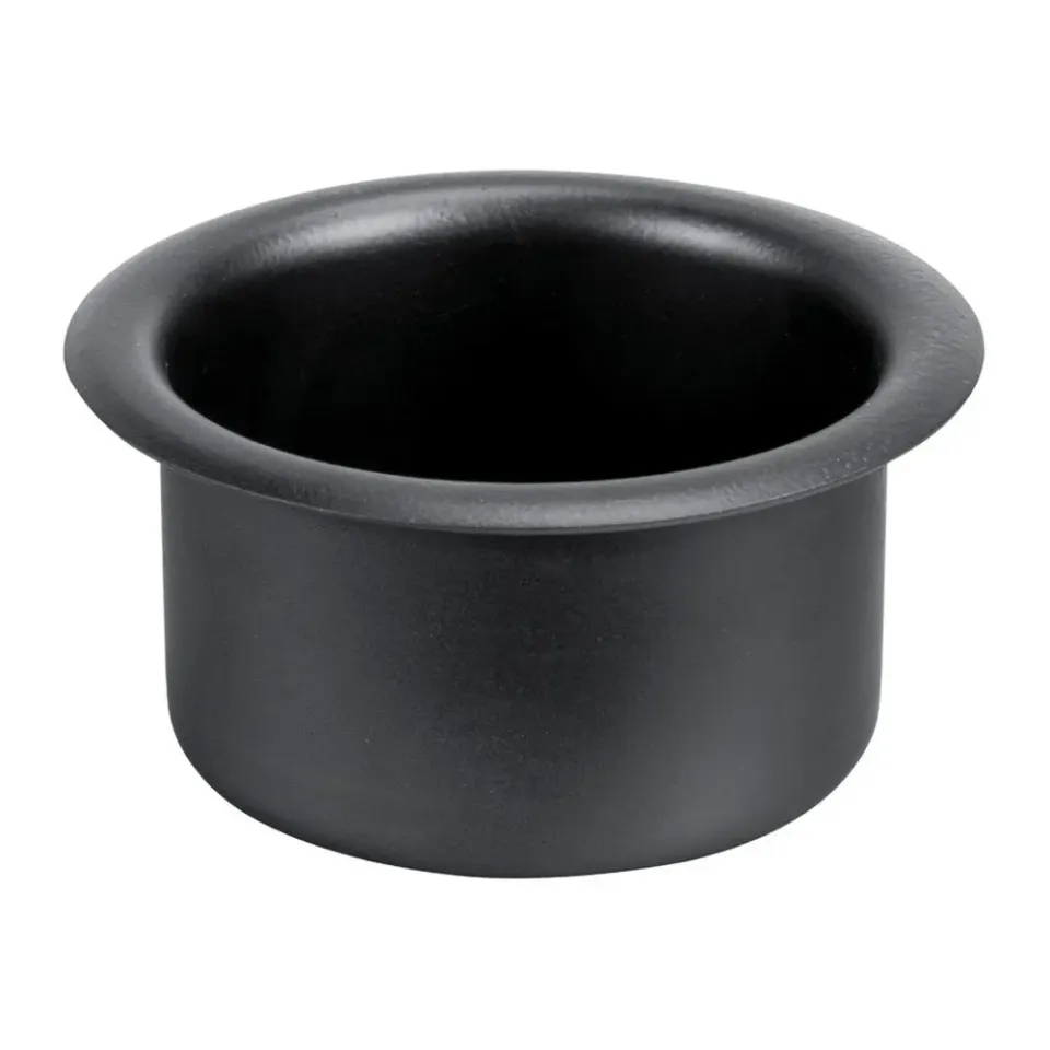 Osculati porte-verre porte-canette inox noir encastré